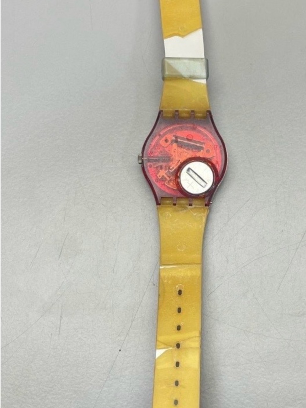Swatch Pink & Blue Taj Mahal Graphic Watch - Picture 8 of 8